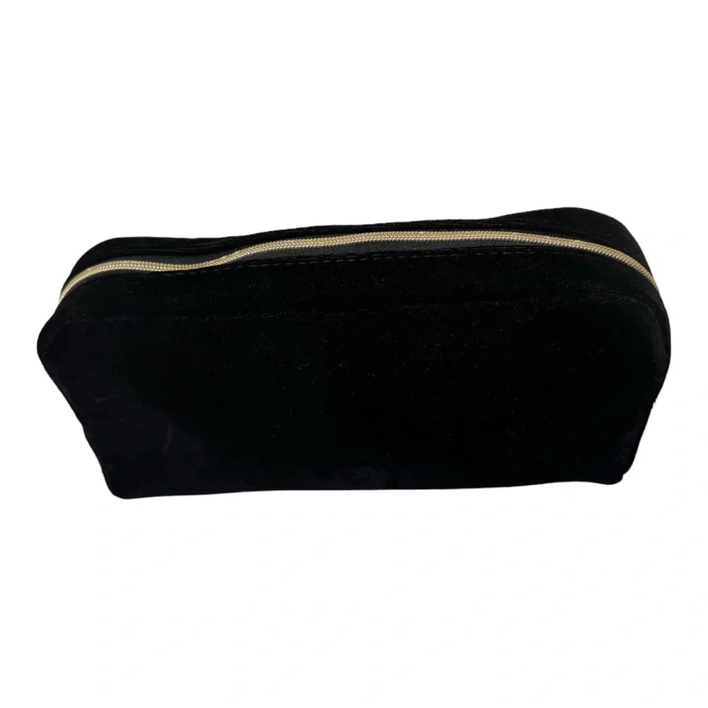 Giorgio Armani Parfums Black Makeup Bag, Travel Toiletry Pouch